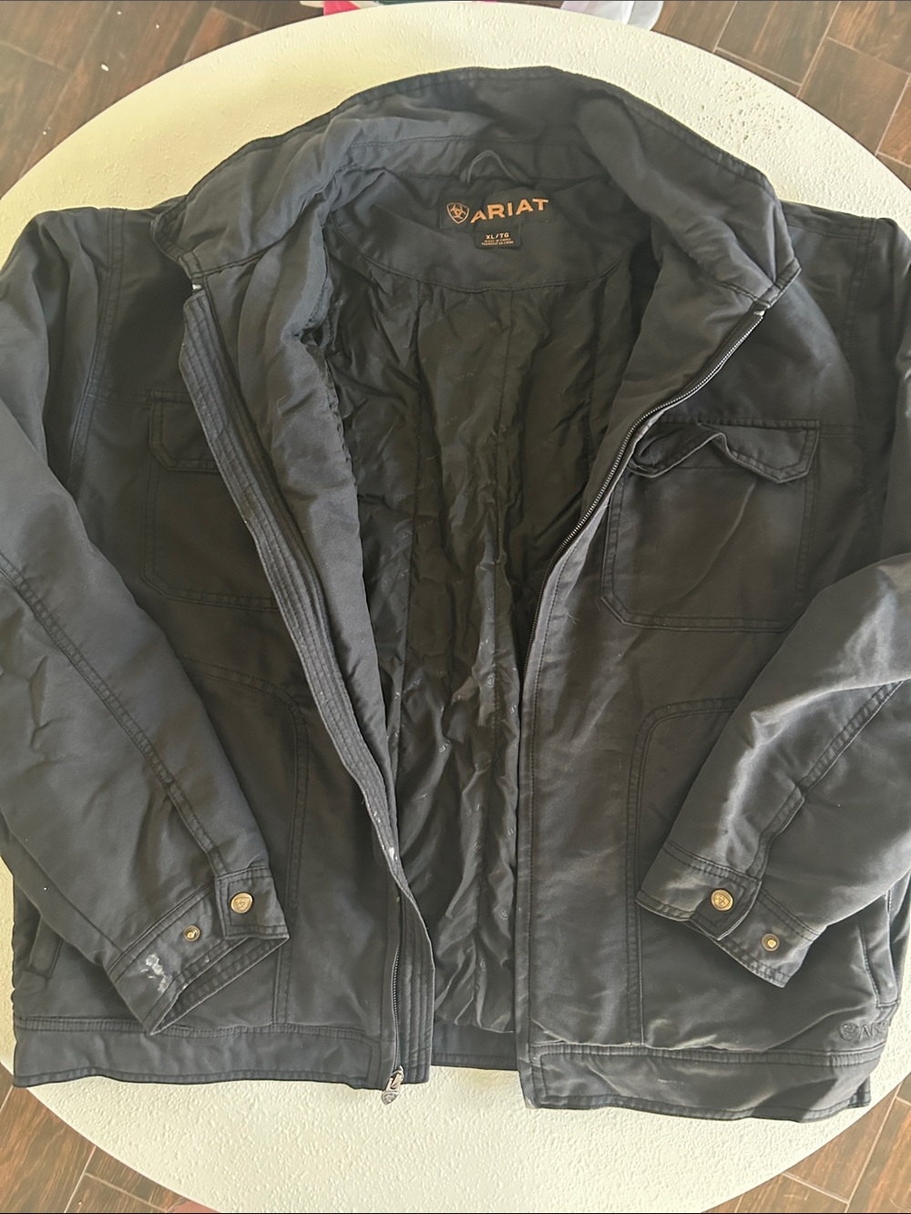 Ariat Men's Dark Black Field Jacket with Utility Pockets